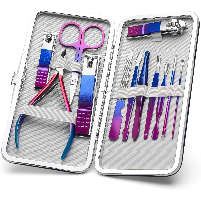 Mens Grooming Kit Gift Set - Маникюрный набор: кусачки для ногтей, педикюрный
