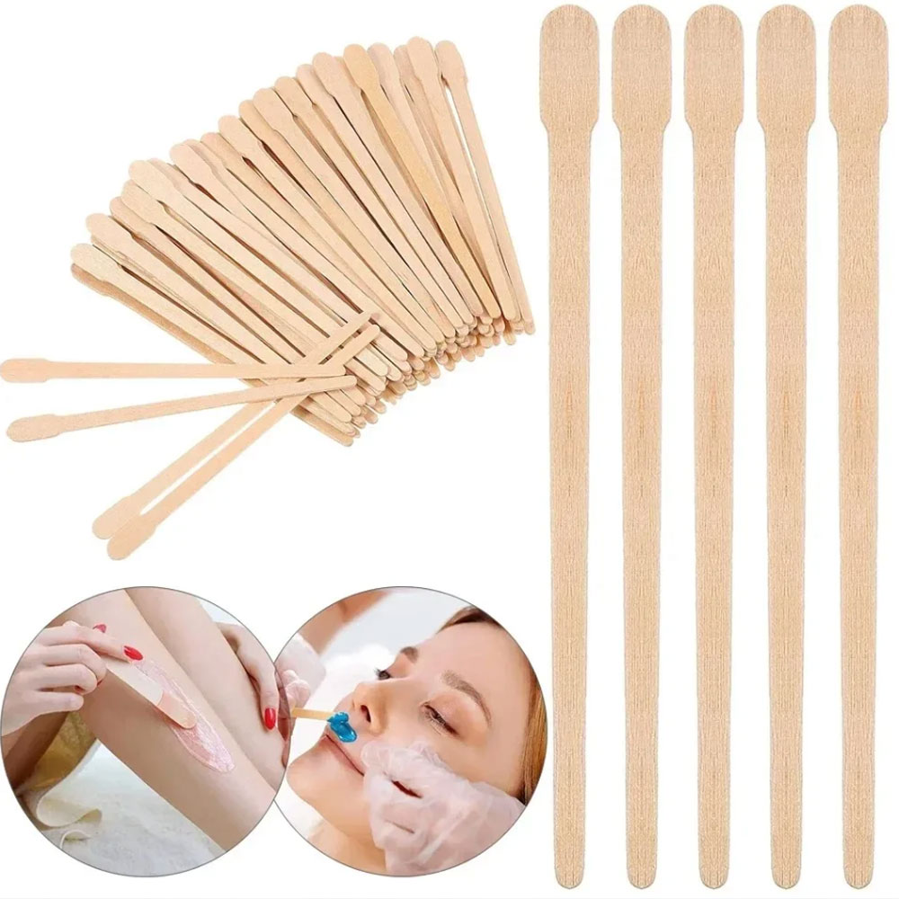 500/200/100 шт. деревянные пал – обзор и цена Hair Wax Stick