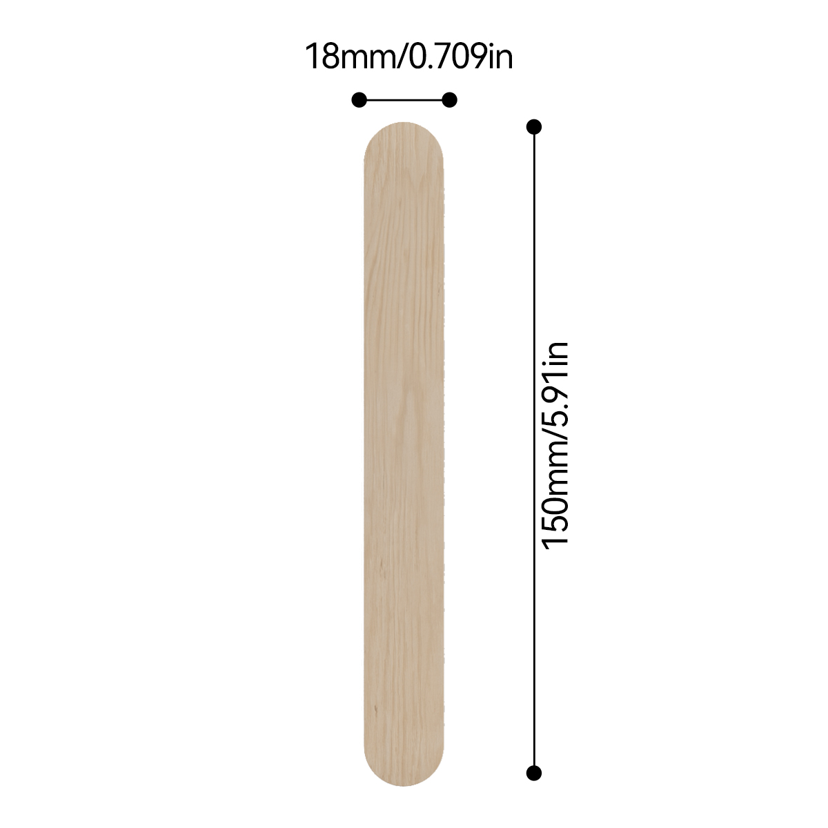 10 шт. одноразовых деревянных  – обзор и цена Hair Wax Stick
