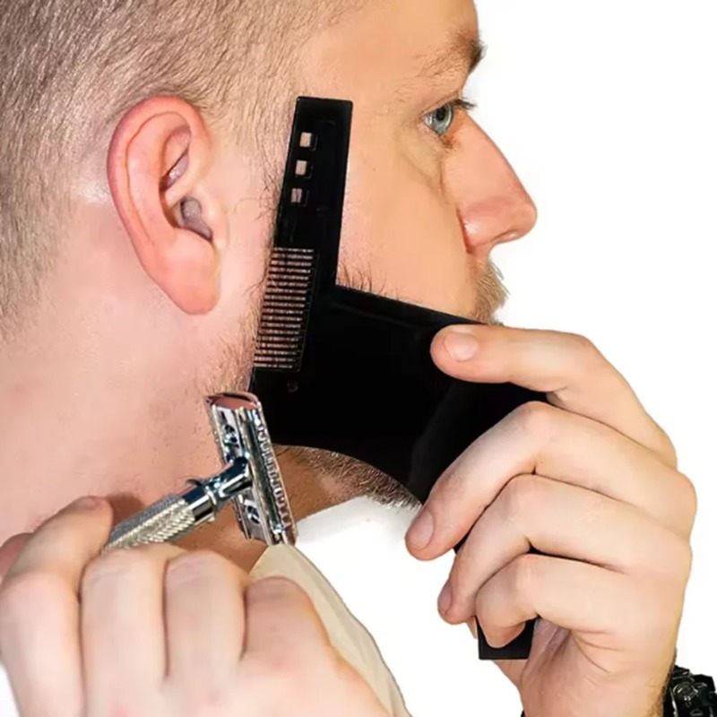 1 шт. Мужской шаблон-гребень д – обзор и цена Men'S Grooming Products