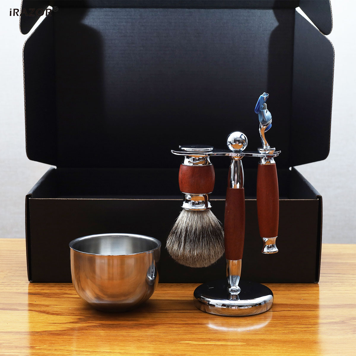 iRAZOR Набор для бритья класса – обзор и цена Mens Grooming Kit Gift Set